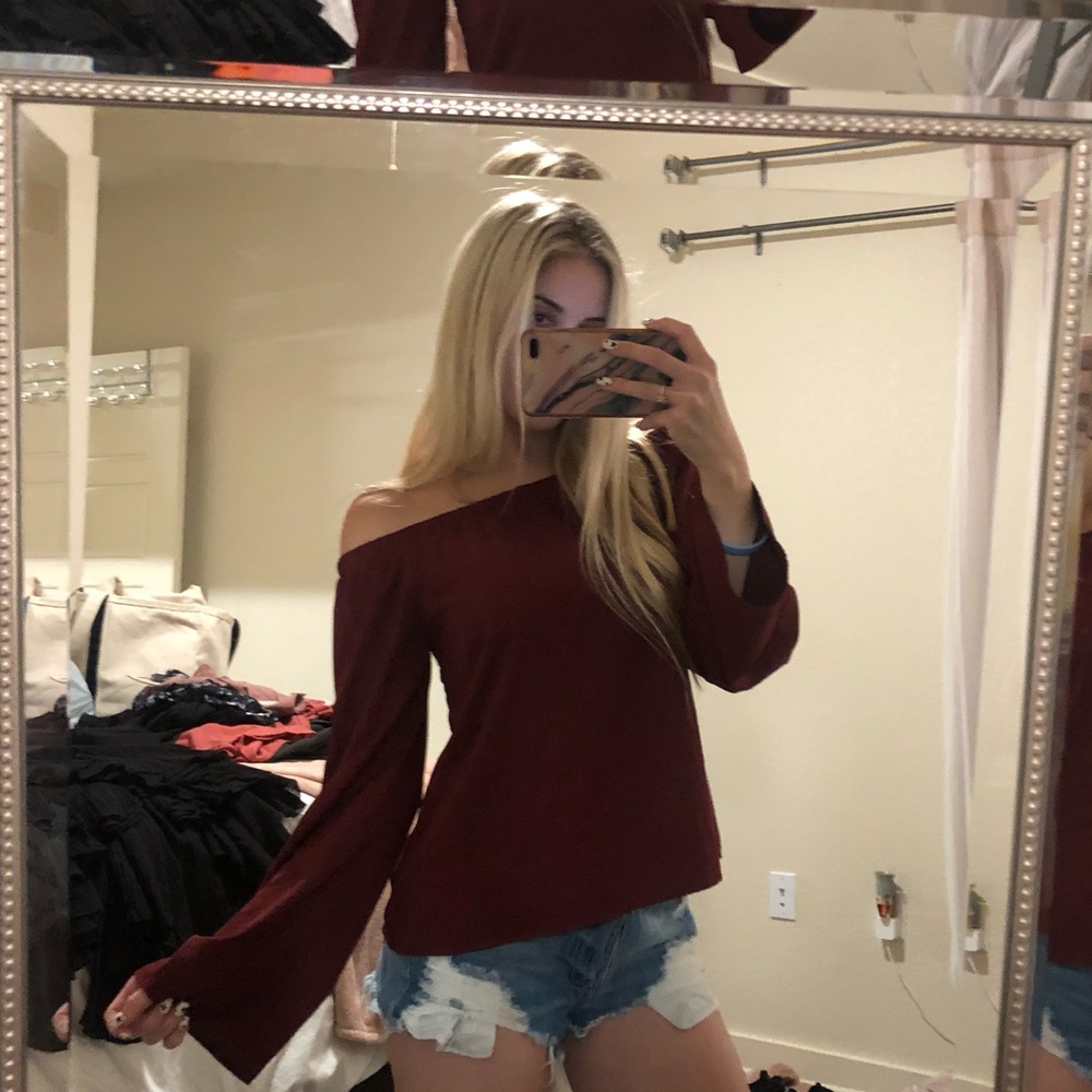 off the shoulder top